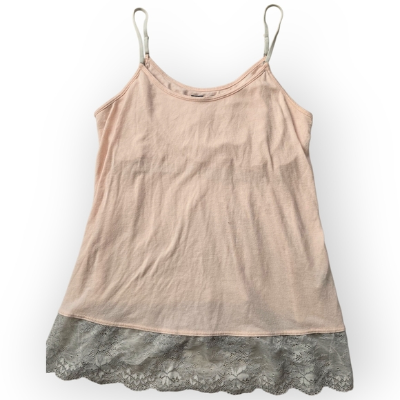 American Eagle Lace Trim Tank - Picture 1 of 3